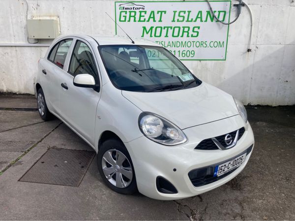 Nissan March Hatchback, Petrol, 2015, White
