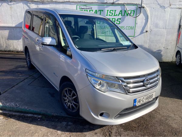 Nissan Serena MPV, Petrol Hybrid, 2014, Silver