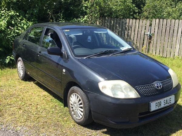 Toyota Corolla Saloon, Petrol, 2004, Black
