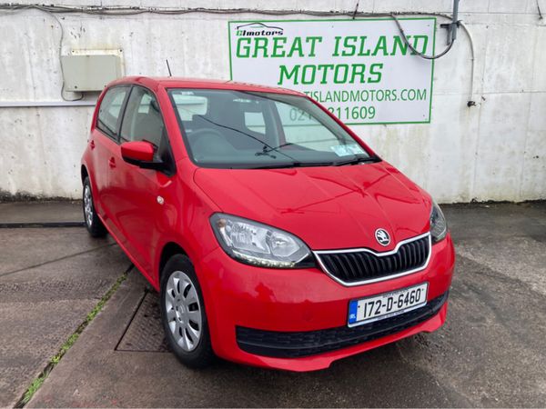Skoda Citigo Hatchback, Petrol, 2017, Red