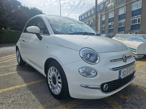 Fiat 500 Hatchback, Petrol, 2015, White