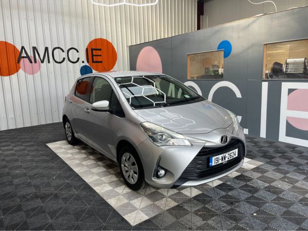 Toyota Vitz Hatchback, Petrol, 2019, Silver