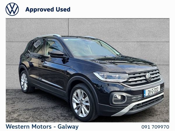 Volkswagen T-Cross SUV, Petrol, 2021, Black