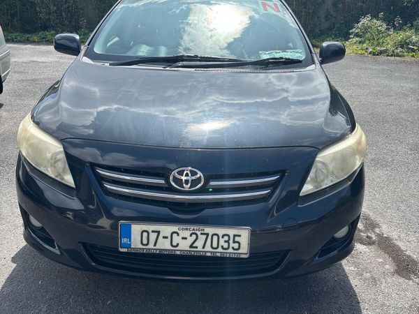 Toyota Corolla Saloon, Petrol, 2007, Black