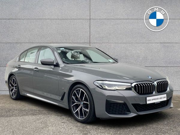 BMW 5-Series Saloon, Diesel Hybrid, 2022, Grey