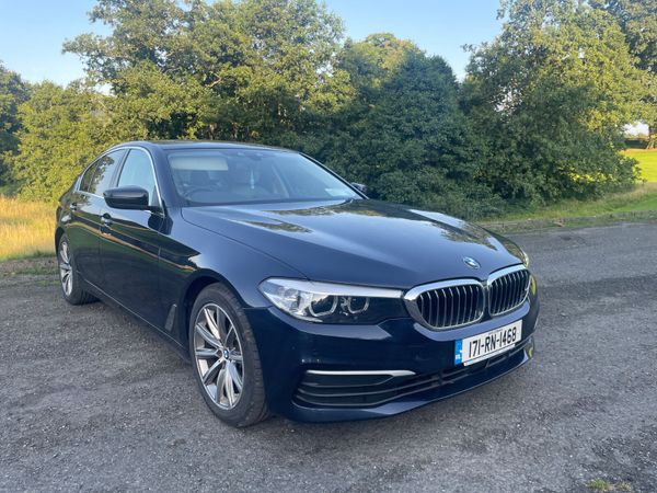 BMW 5-Series Saloon, Diesel, 2017, Blue