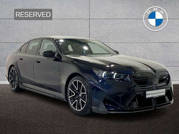 BMW M5 Saloon, Petrol Plug-in Hybrid, 2024, Black