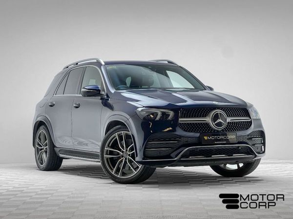 Mercedes-Benz GLE SUV, Hybrid, 2022, Blue