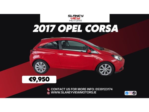 Opel Corsa Hatchback, Petrol, 2017, Red