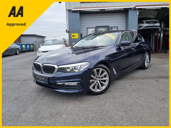 BMW 5-Series Saloon, Diesel, 2017, Blue