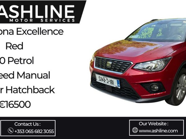 SEAT Arona SUV, Petrol, 2018, Red