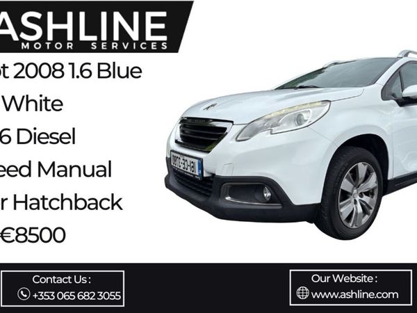 Peugeot 2008 SUV, Diesel, 2016, White