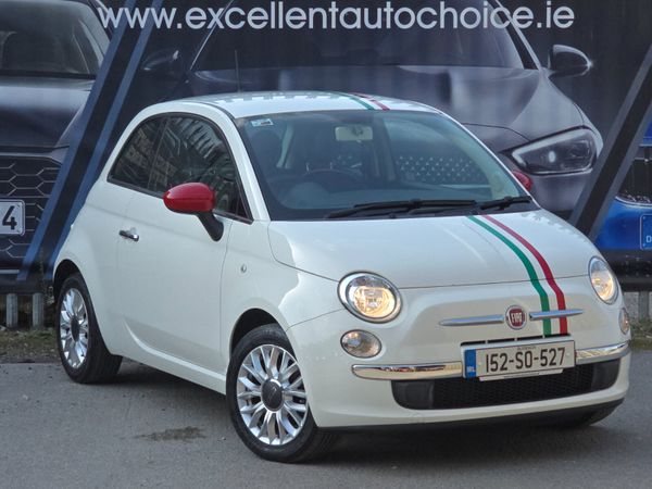 Fiat 500 Hatchback, Petrol, 2015, White