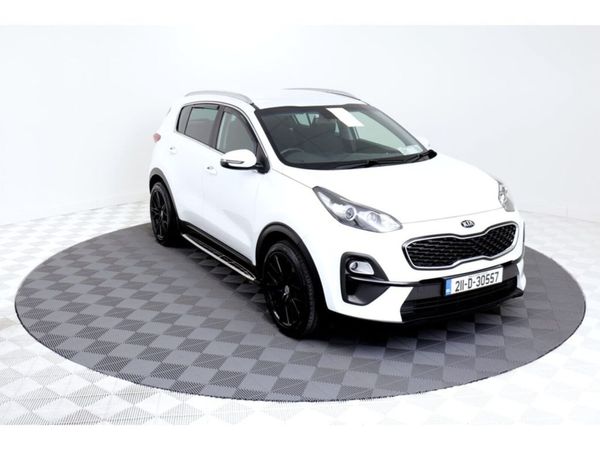 Kia Sportage SUV, Diesel Hybrid, 2021, White