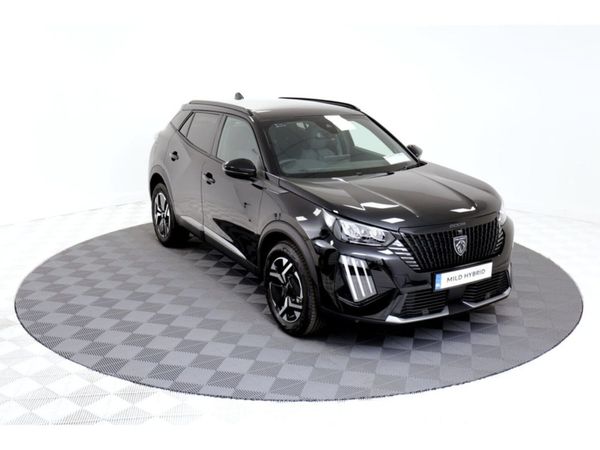 Peugeot 2008 SUV, Petrol Hybrid, 2025, Black