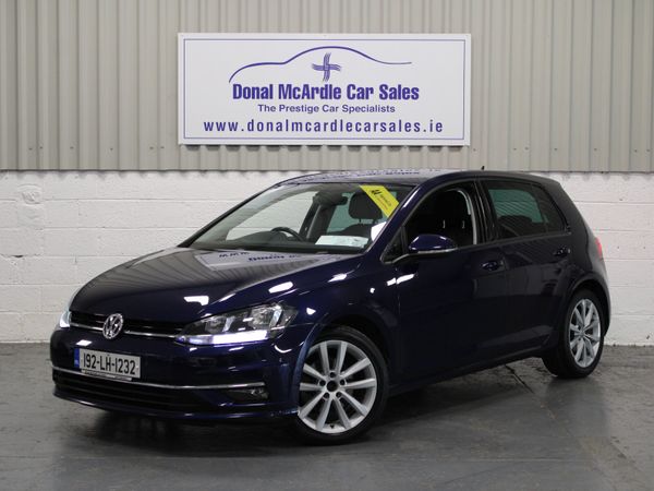 Volkswagen Golf Hatchback, Diesel, 2019, Blue