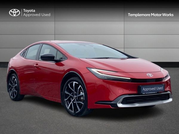 Toyota Prius Hatchback, Petrol Plug-in Hybrid, 2023, Red
