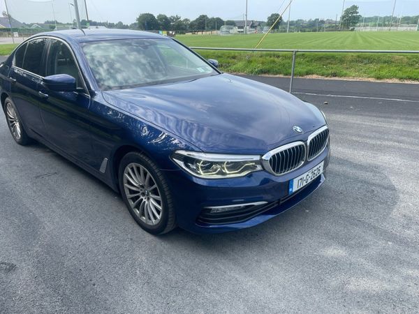 BMW 5-Series Saloon, Diesel, 2017, Blue