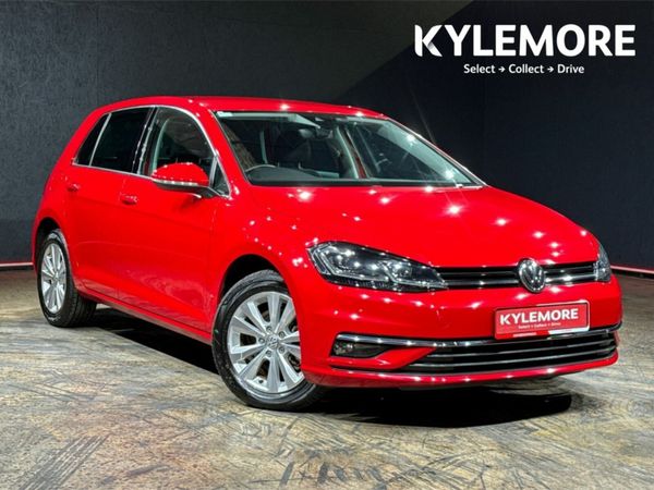 Volkswagen Golf Hatchback, Petrol, 2018, Red