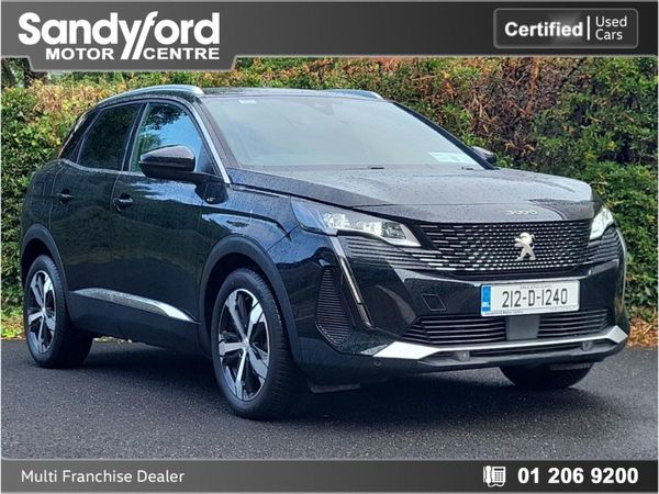 Peugeot 3008 MPV, Petrol, 2021, Black