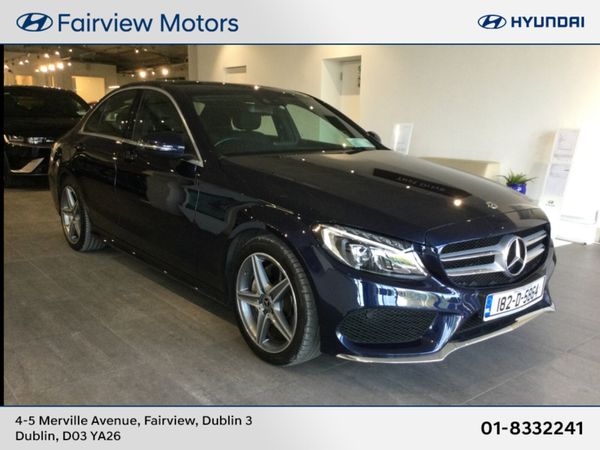 Mercedes-Benz C-Class Saloon, Petrol, 2018, Blue