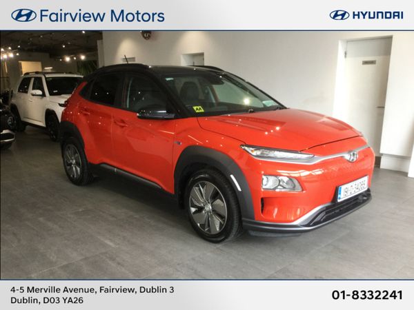 Hyundai KONA SUV, Electric, 2019, Orange