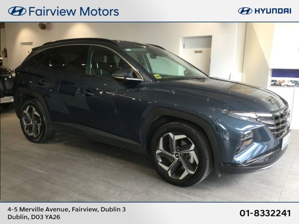 Hyundai Tucson SUV, Petrol Hybrid, 2023, Blue