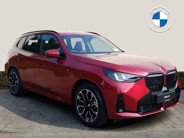 BMW X3 SUV, Petrol Plug-in Hybrid, 2025, Red