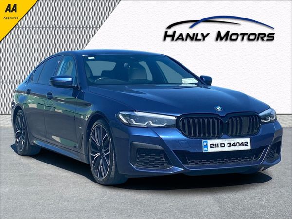 BMW 5-Series Saloon, Diesel, 2021, Blue