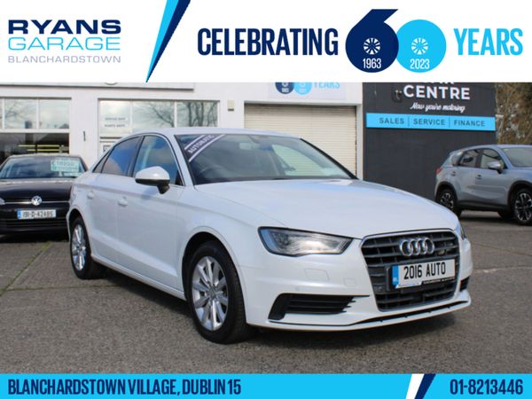 Audi A3 Saloon, Petrol, 2016, White