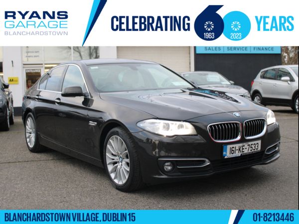 BMW 5-Series Saloon, Diesel, 2016, Brown