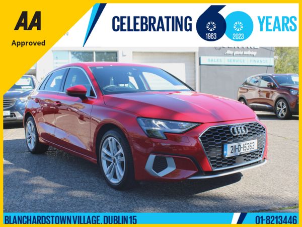 Audi A3 Hatchback, Petrol, 2021, Red