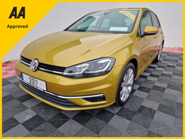 Volkswagen Golf Hatchback, Petrol, 2017, Gold