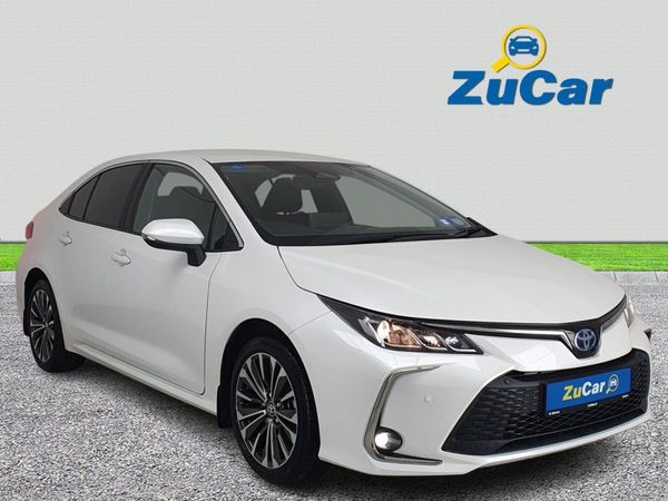 Toyota Corolla Saloon, Petrol Hybrid, 2023, White