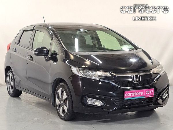 Honda Fit Hatchback, Petrol Hybrid, 2017, Black