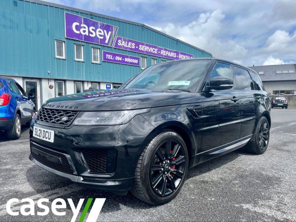 Land Rover Range Rover Sport Estate, Petrol Plug-in Hybrid, 2021, Black