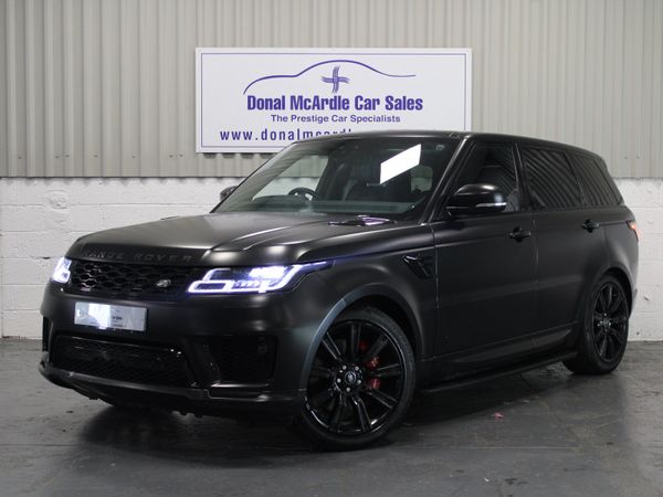 Land Rover Range Rover Sport SUV, Petrol Hybrid, 2022, Black