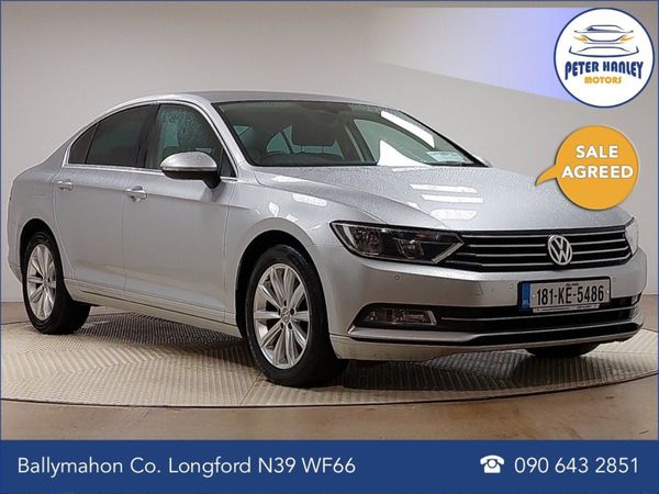 Volkswagen Passat Saloon, Diesel, 2018, Silver