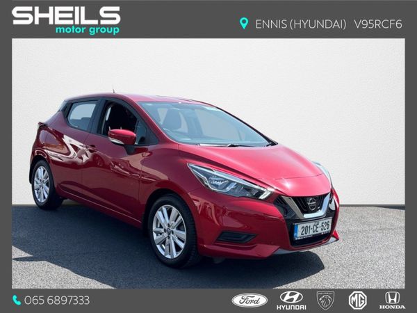 Nissan Micra Hatchback, Petrol, 2020, Red
