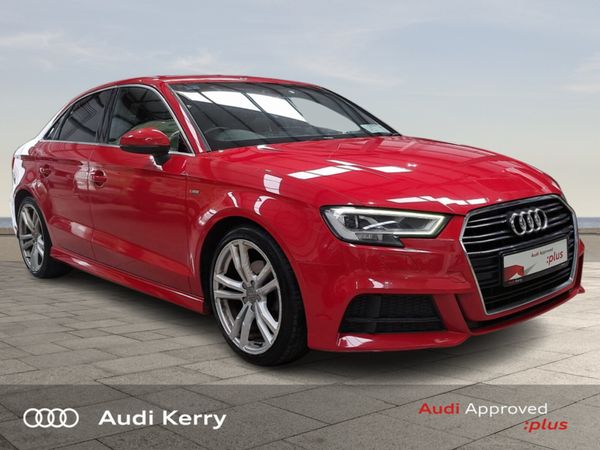 Audi A3 Saloon, Diesel, 2018, Red
