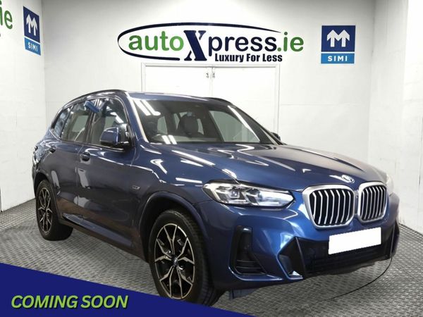 BMW X3 Estate, Petrol Plug-in Hybrid, 2022, Blue