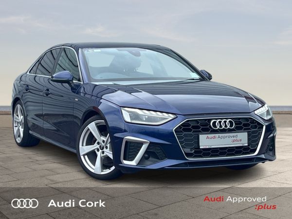 Audi A4 Saloon, Diesel, 2022, Blue