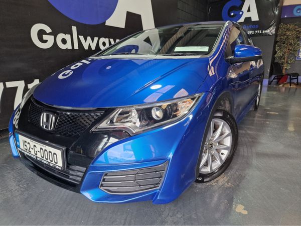 Honda Civic Hatchback, Petrol, 2015, Blue