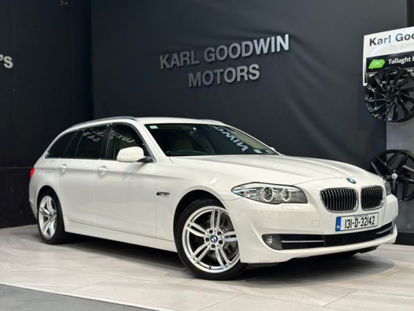 BMW 5-Series Estate, Diesel, 2013, White