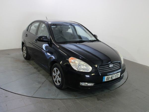 Hyundai Accent Saloon, Petrol, 2008, Black