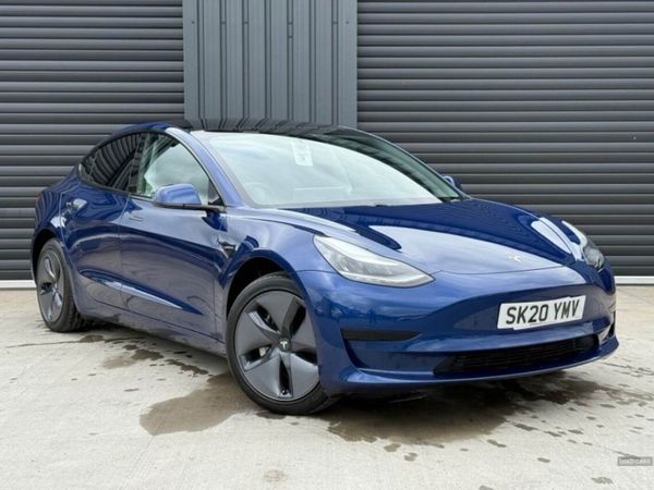 Tesla Model 3 Saloon, Electric, 2020, Blue