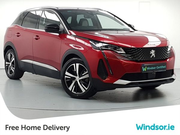 Peugeot 3008 MPV, Petrol Plug-in Hybrid, 2021, Red