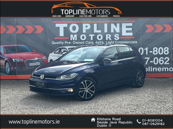 Volkswagen Golf Hatchback, Petrol, 2019, Blue
