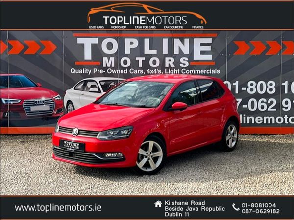 Volkswagen Polo Hatchback, Petrol, 2017, Red