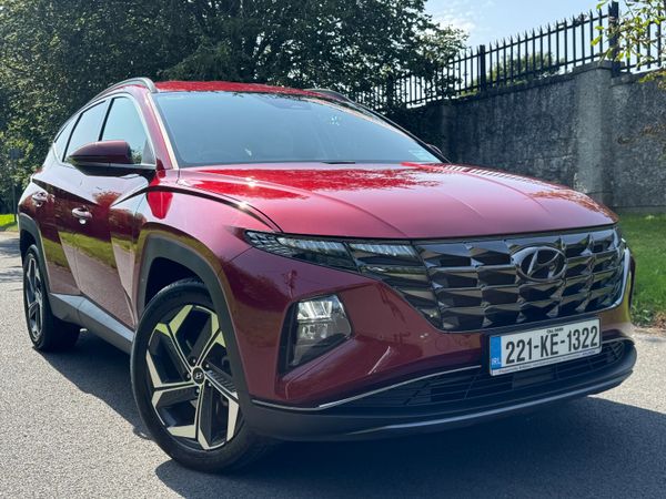 Hyundai Tucson SUV, Petrol Hybrid, 2022, Red